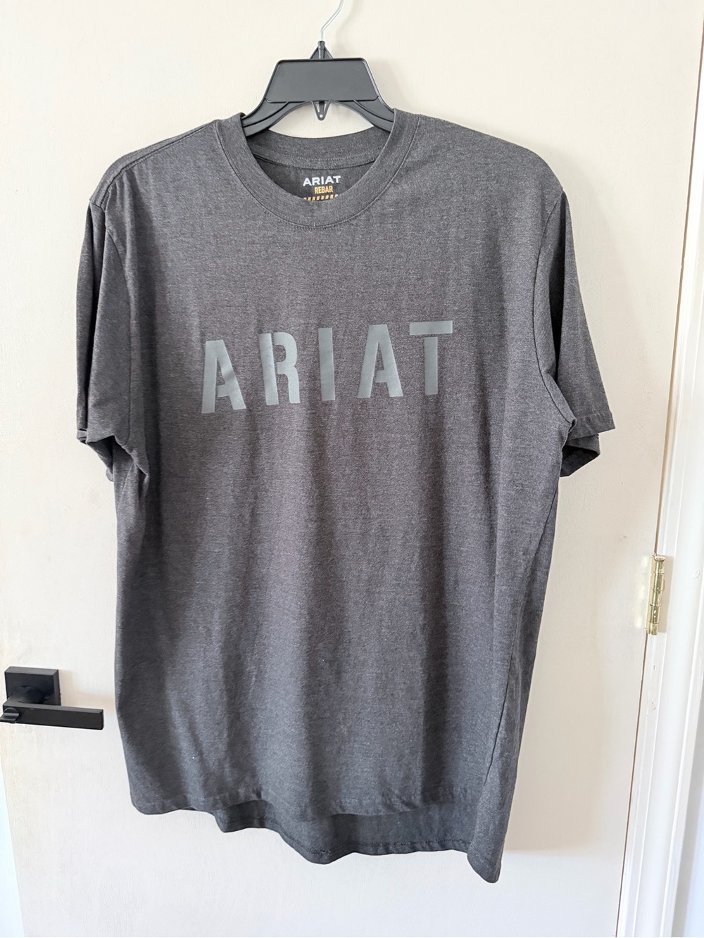 ARIAT REBAR Mens xl T-Shirt Short Sleeve Gray